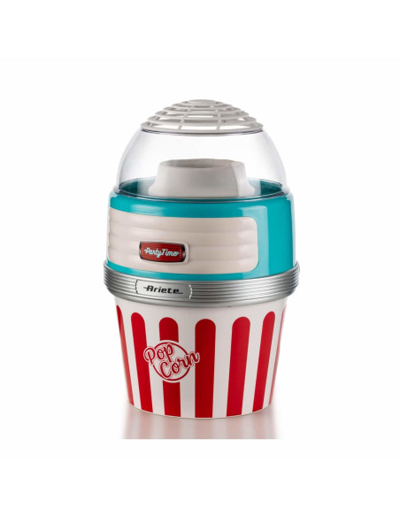 Ariete 2957 Pop Corn XL Party Time - Macchina per Popcorn - Scoppia 60gr di Mais in 2 minuti ad Aria Calda - Ciotola Estraibile 