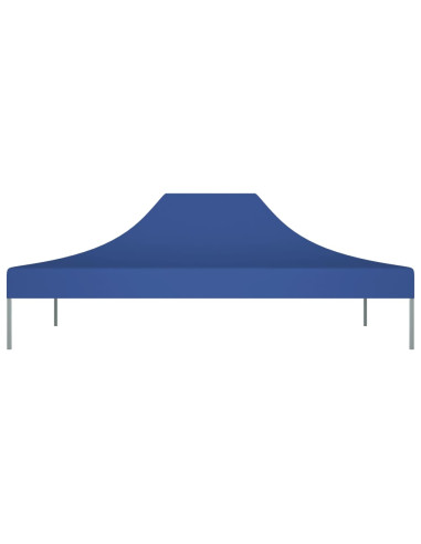 Tetto per Tendone per Feste 4,5x3 m Blu 270 g/m²