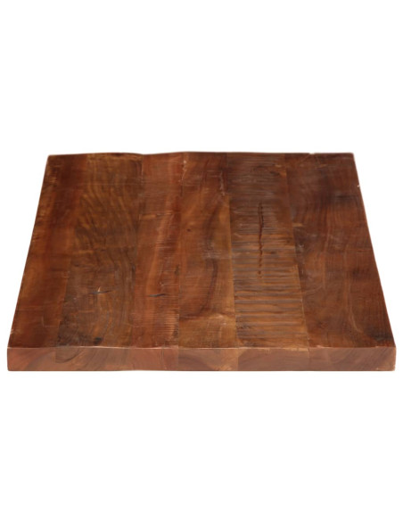 Piano Tavolo 110x50x2,5 cm Rettangolare in Massello di Recupero