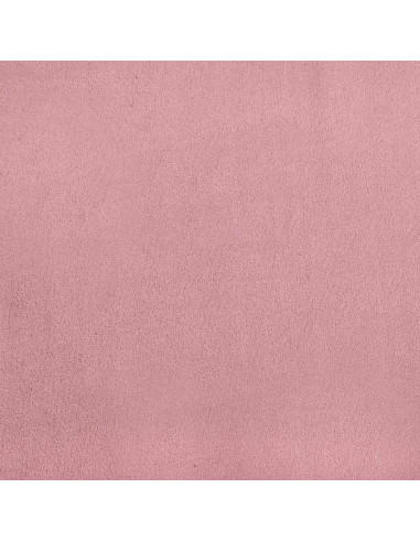 Giroletto a Molle con Materasso Rosa 120x220 cm in Velluto