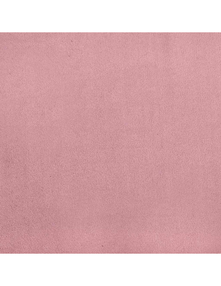 Giroletto a Molle con Materasso Rosa 120x220 cm in Velluto