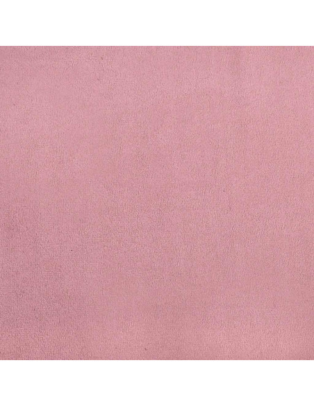 Giroletto a Molle con Materasso Rosa 100x210 cm in Velluto