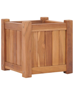 Letto Rialzato 30x30x30 cm in Legno Massello di Teak