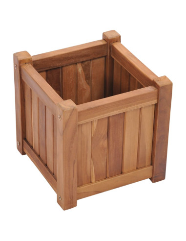 Letto Rialzato 30x30x30 cm in Legno Massello di Teak