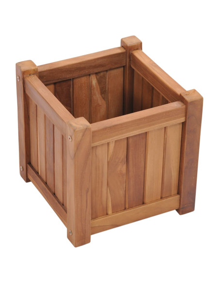 Letto Rialzato 30x30x30 cm in Legno Massello di Teak