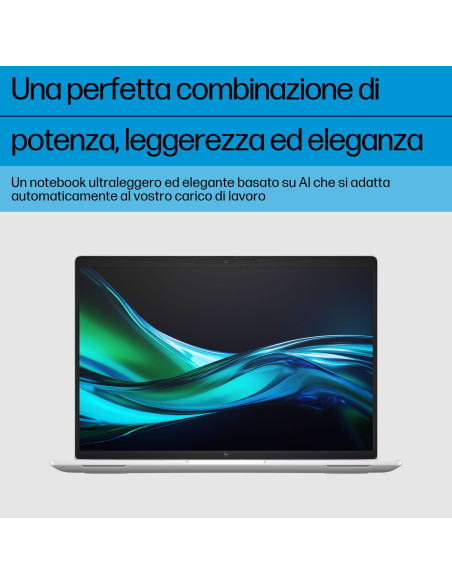 HP EliteBook 1040 G11 Intel Core Ultra 7 155H Computer portatile 35,6 cm (14") WUXGA 16 GB LPDDR5x-SDRAM 512 GB SSD Wi-Fi 6E (80