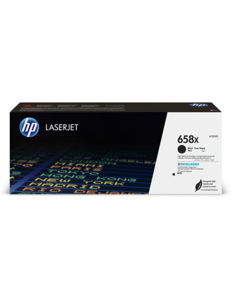 HP Cartuccia toner nero originale LaserJet 658X ad alta capacità