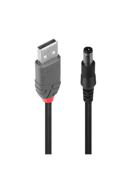Lindy 70267 cavo USB USB 2.0 1,5 m USB A dC Nero