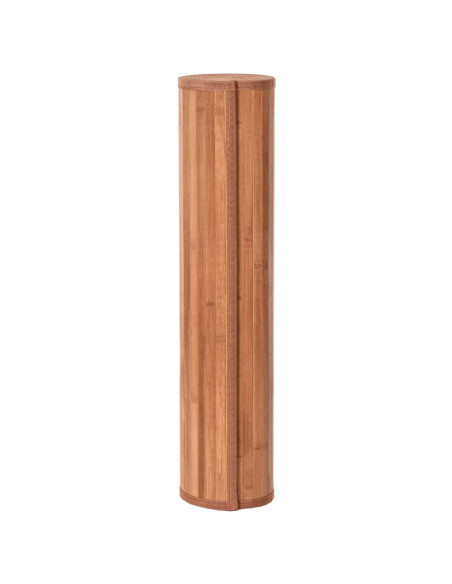 Tappeto Rettangolare Marrone 60x200 cm in Bambù