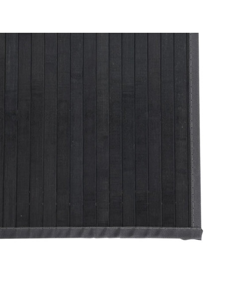 Tappeto Rettangolare Grigio 70x200 cm in Bambù
