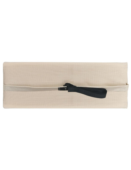 Poggiatesta per Sdraio Crema 40x7,5x15 cm in Textilene