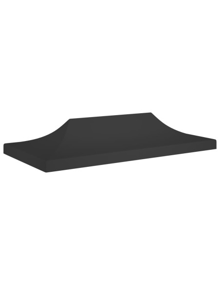 Tetto per Tendone per Feste 6x3 m Nero 270 g/m²