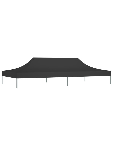 Tetto per Tendone per Feste 6x3 m Nero 270 g/m²