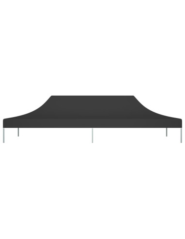 Tetto per Tendone per Feste 6x3 m Nero 270 g/m²