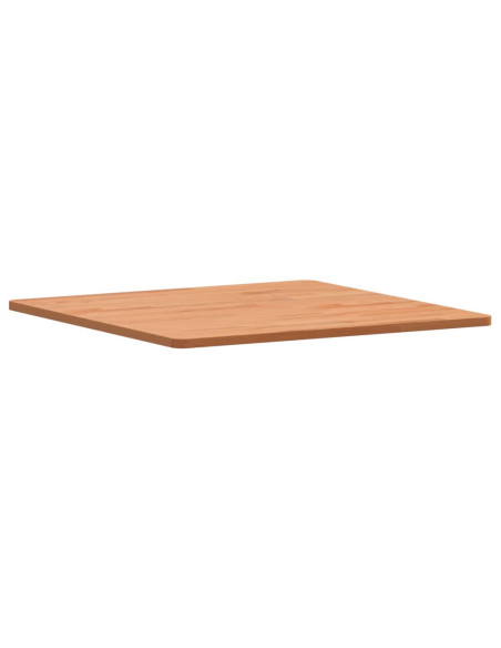 Piano per Tavolo 60x60x1,5 cm Quadrato Legno Massello di Faggio