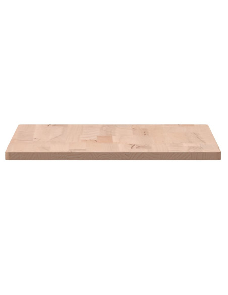 Piano Tavolo 60x40x1,5cm Rettangolare Legno Massello Faggio