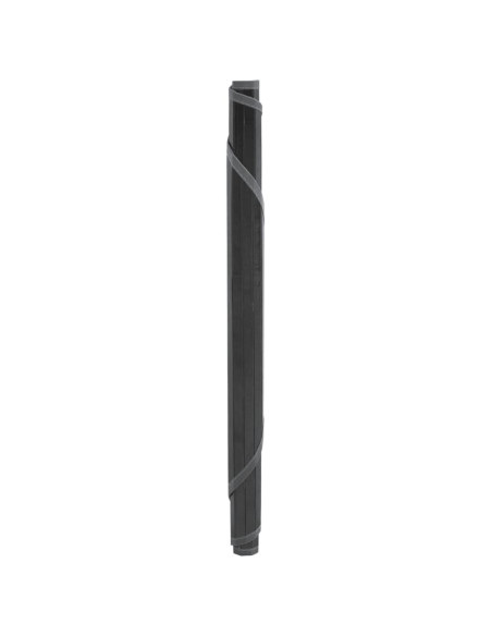 Tappeto Rotondo Grigio 60 cm in Bambù