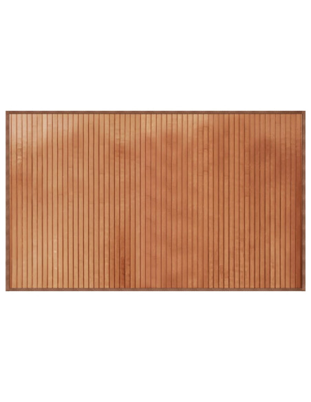 Tappeto Rettangolare Marrone 60x100 cm in Bambù