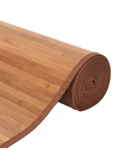 Tappeto Rettangolare Naturale 60x200 cm in Bambù