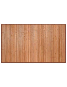 Tappeto Rettangolare Naturale 60x100 cm in Bambù