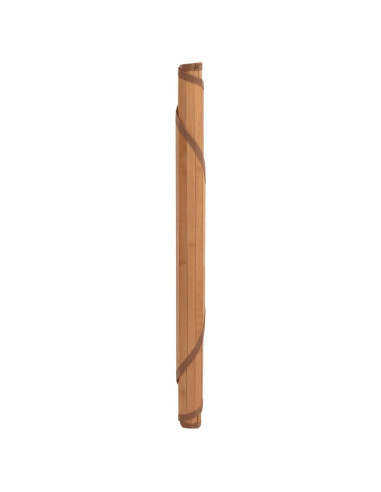 Tappeto Rotondo Naturale 60 cm in Bambù