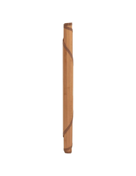 Tappeto Rotondo Naturale 60 cm in Bambù