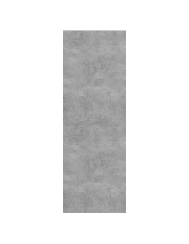 Mobile TV a Parete Grigio Cemento 37x37x107cm Legno Multistrato