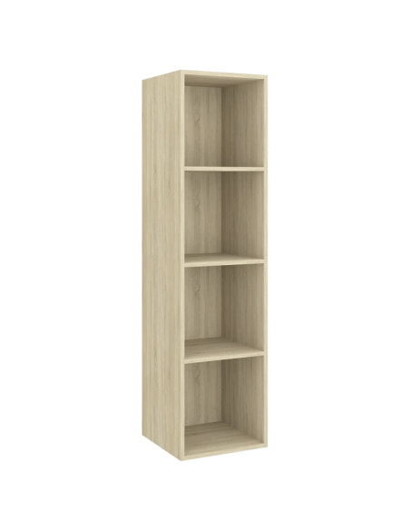 Set Porta TV 3 pz Rovere Sonoma in Truciolato