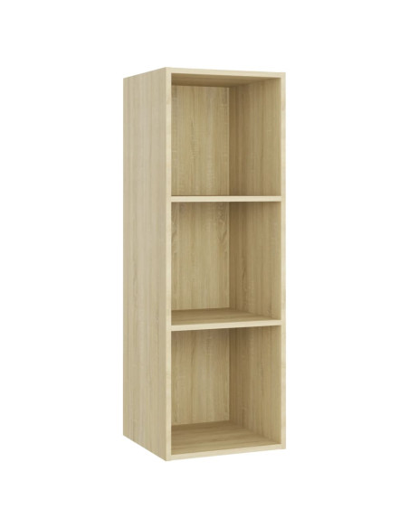 Mobili TV 3 pz Rovere Sonoma 107x35x37 cm in Truciolato