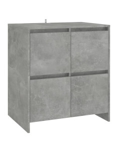 Credenza Grigio Cemento 70x41x75 cm in Truciolato