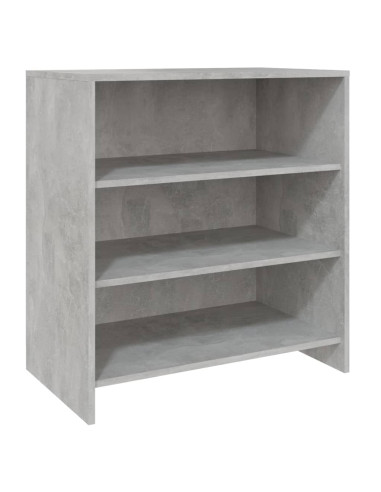 Credenze 2 pz Grigio Cemento in Legno Multistrato