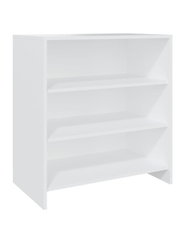 Credenze 3 pz Bianche in Legno Multistrato