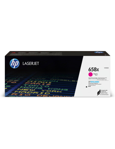 HP Cartuccia toner magenta originale LaserJet 658X ad alta capacità