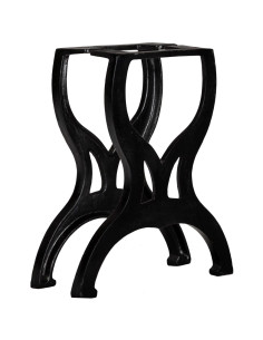 Gambe per Panca 2 pz a Forma di X in Ghisa