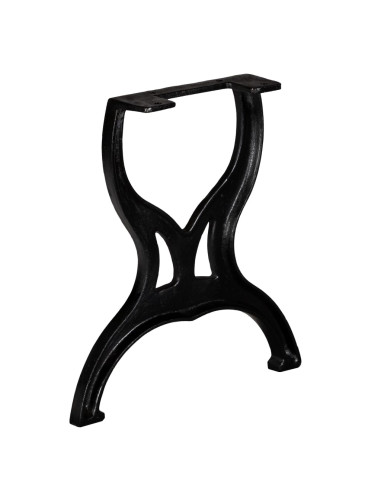 Gambe per Panca 2 pz a Forma di X in Ghisa