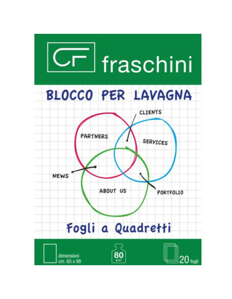 CF5BLOCCOQUADRETTI20 FOGLIF.TO66X95