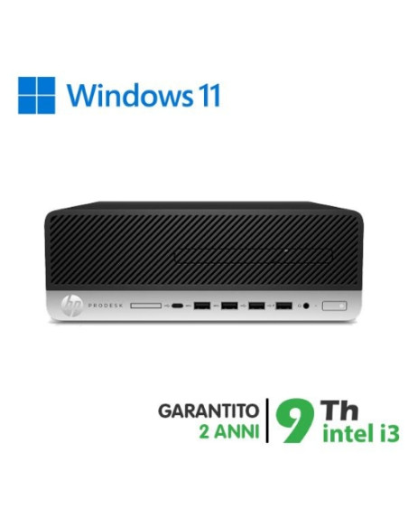 PC HP RINOVO REFURBISHED 600-800 G5 RN64424211 SFF i3-9xx0 8GB SSD NEW 512GB NO DVD W11