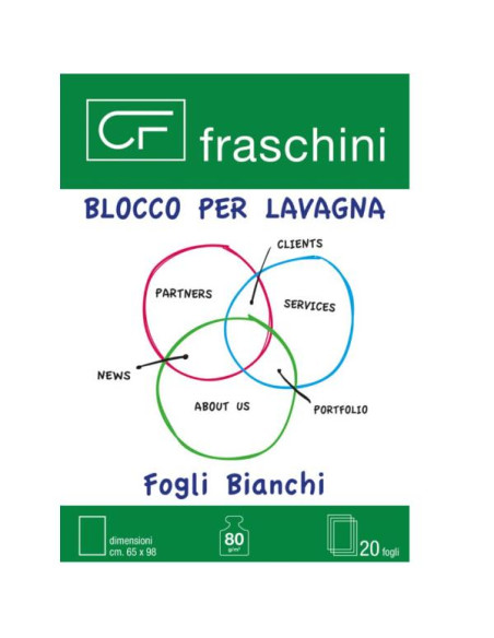 CF5 BLOCCO BIANCO20 FOGLIF.TO 66X95