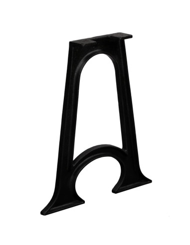 Gambe per Tavolo da Pranzo 2pz Base ad Arco Forma di A in Ghisa