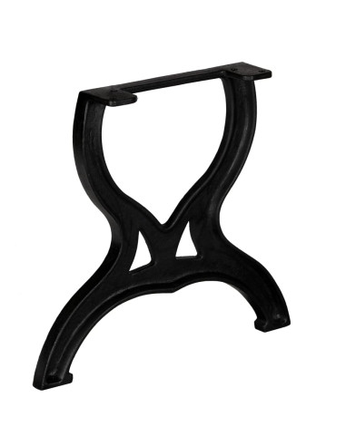 Gambe per Tavolino da Caffè 2 pz a Forma di X in Ghisa