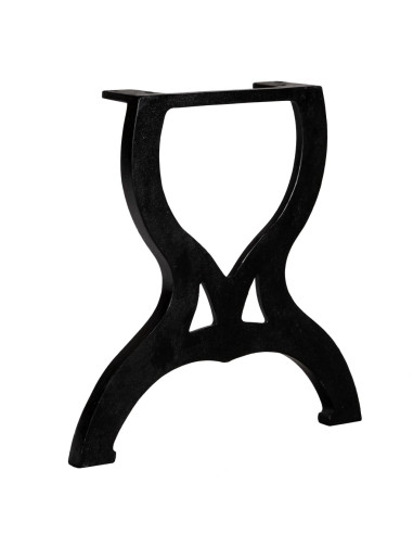 Gambe per Tavolino da Caffè 2 pz a Forma di X in Ghisa