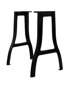 Gambe per Tavolo da Pranzo 2 pz a Forma di A in Ghisa
