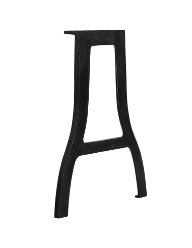 Gambe per Tavolo da Pranzo 2 pz a Forma di A in Ghisa