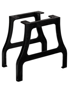 Gambe per Tavolino da Caffè 2 pz a Forma di A in Ghisa