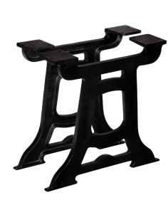 Gambe per Tavolino da Caffè 2 pz a Forma di Y in Ghisa