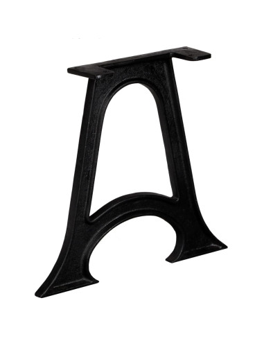 Gambe per Tavolino da Caffè 2 pz Base ad Arco Forma di A Ghisa