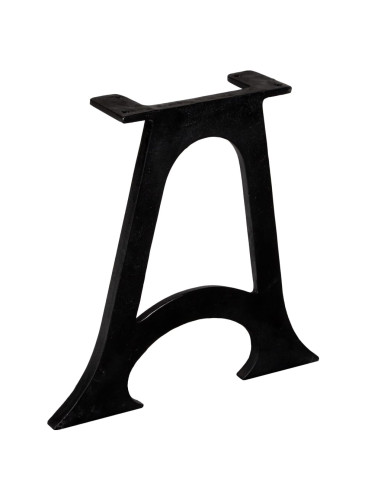Gambe per Tavolino da Caffè 2 pz Base ad Arco Forma di A Ghisa