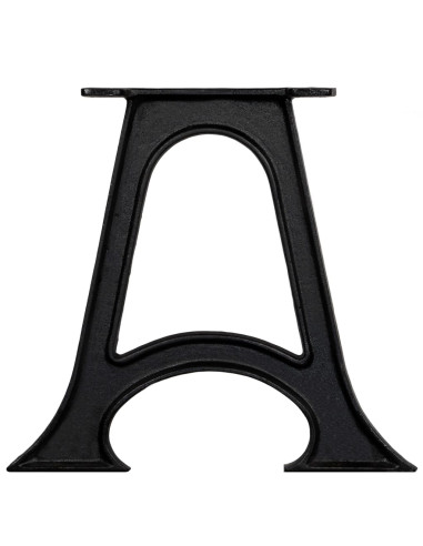 Gambe per Tavolino da Caffè 2 pz Base ad Arco Forma di A Ghisa