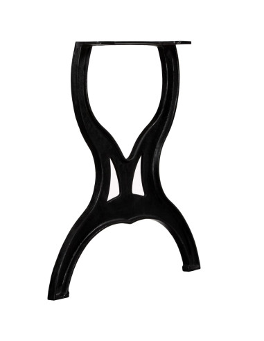 Gambe per Tavolo da Pranzo 2 pz a Forma di X in Ghisa