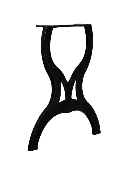 Gambe per Tavolo da Pranzo 2 pz a Forma di X in Ghisa
